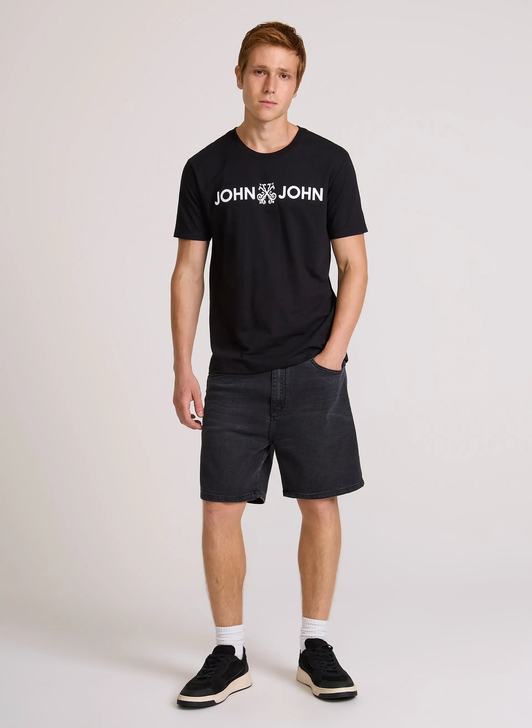 CAMISETA JOHN JOHN BASIC PRETO