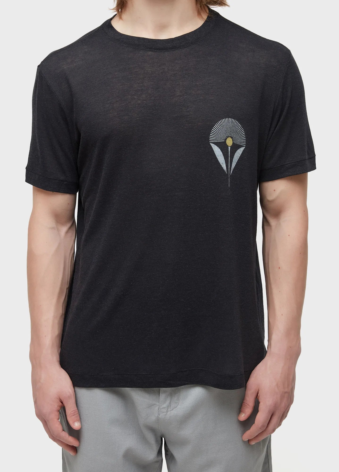 CAMISETA OSKLEN LIGHT LINEN FLOWER SUN