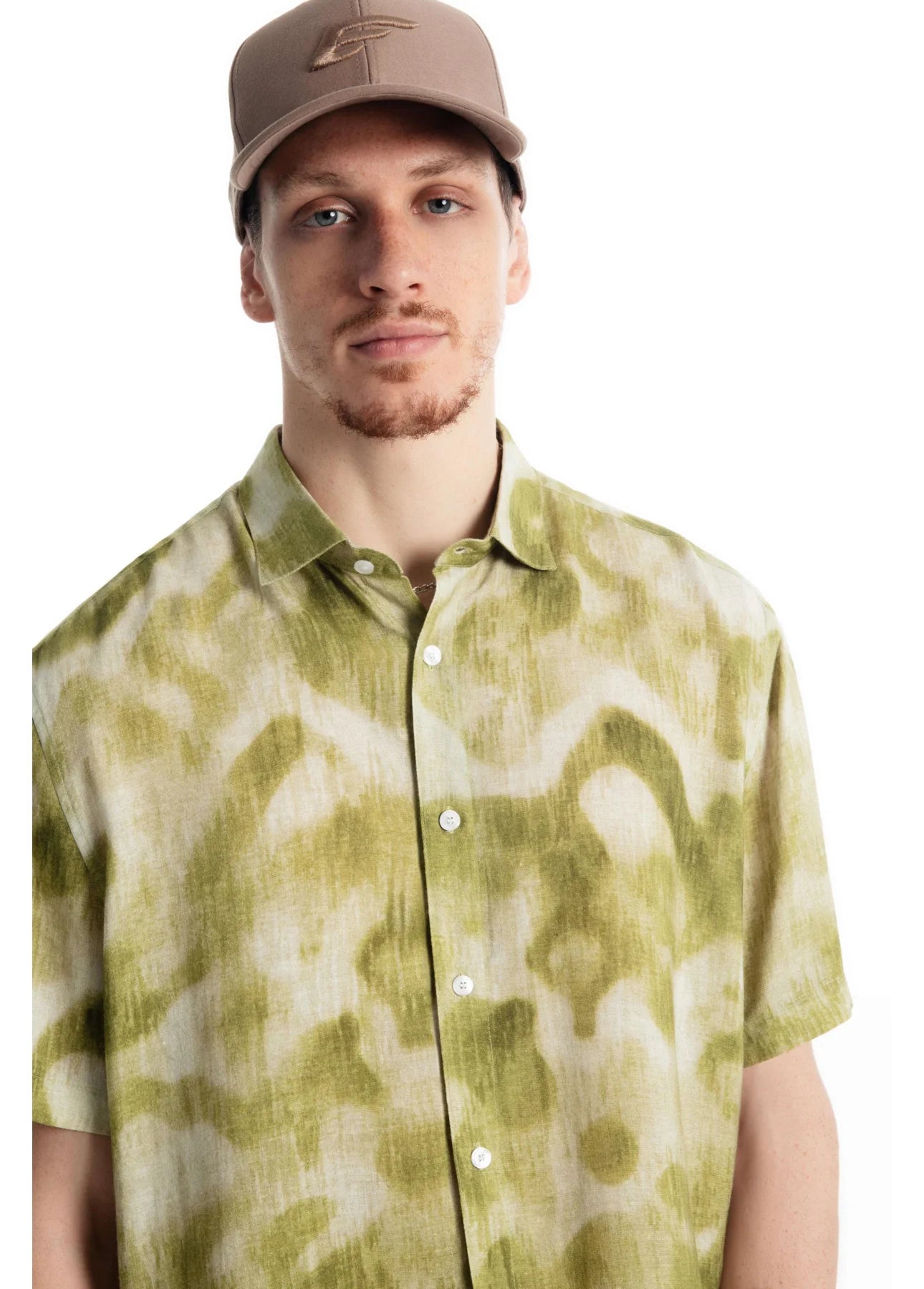 CAMISA ELLUS MODAL BLEND IKAT MOUNTAIN SURF