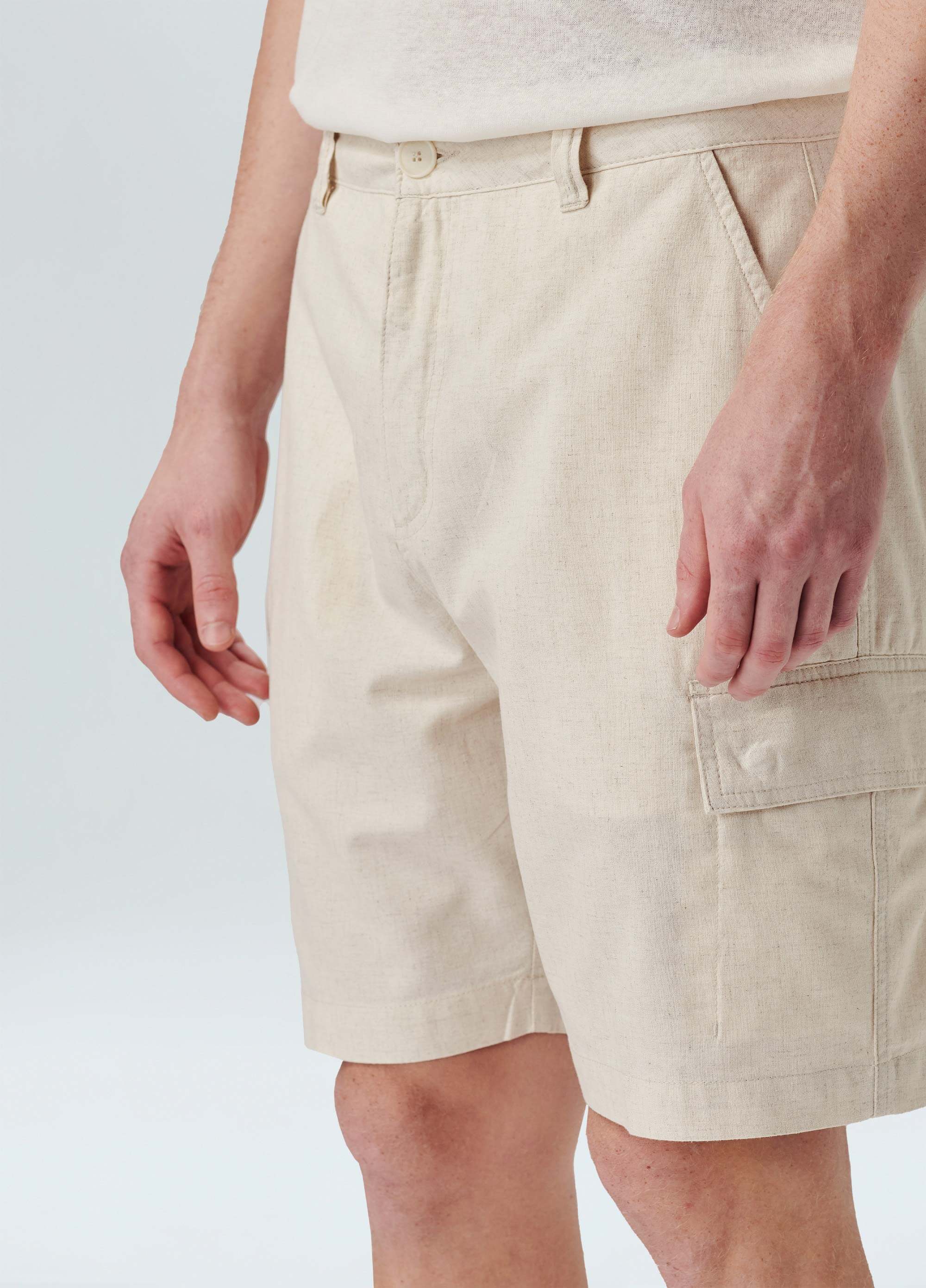BERMUDA OSKLEN MASCULINA CARGO NATURAL