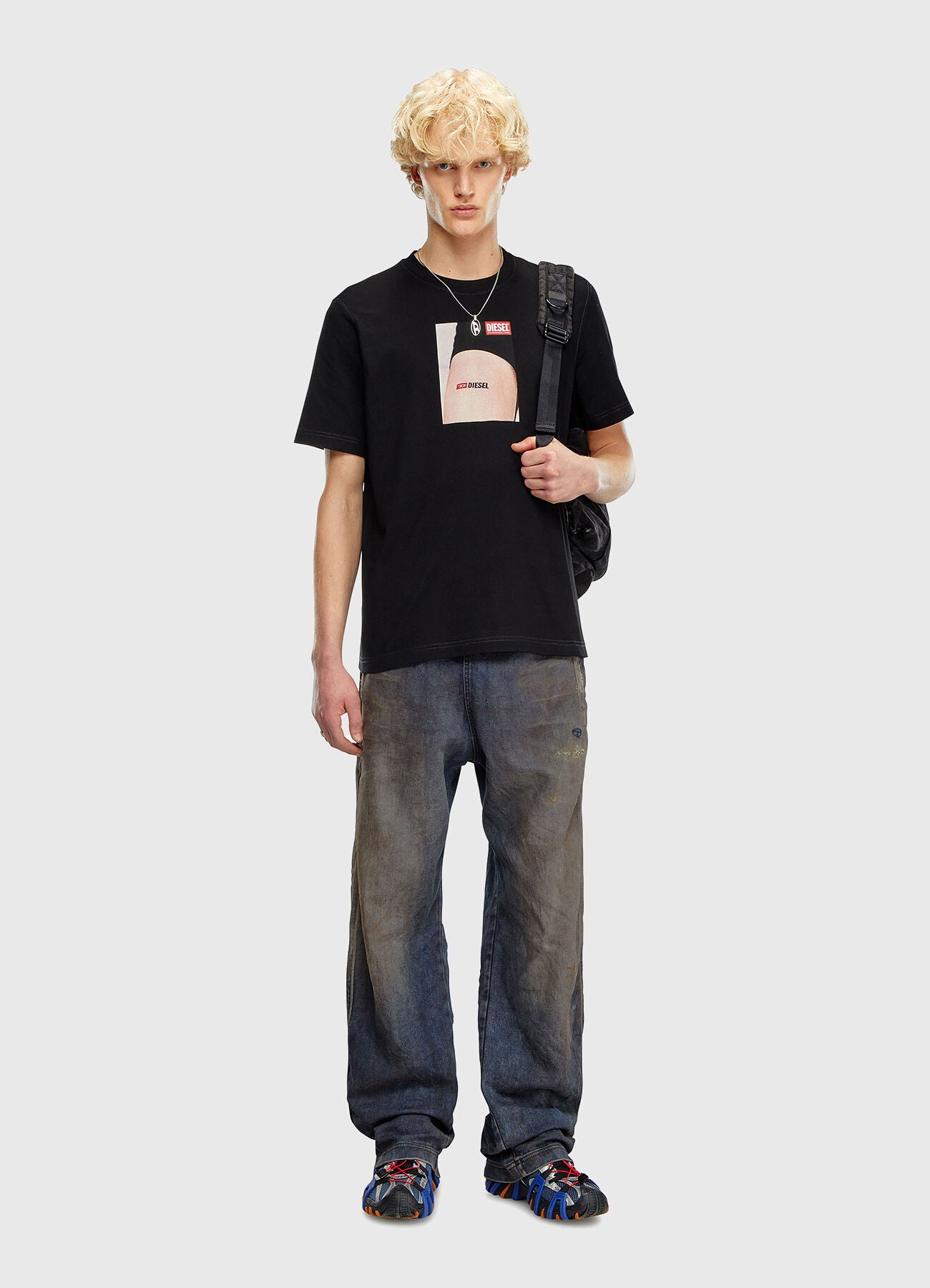 CAMISETA DIESEL MASCULINA T-ADJUST-K19 MAGLIET