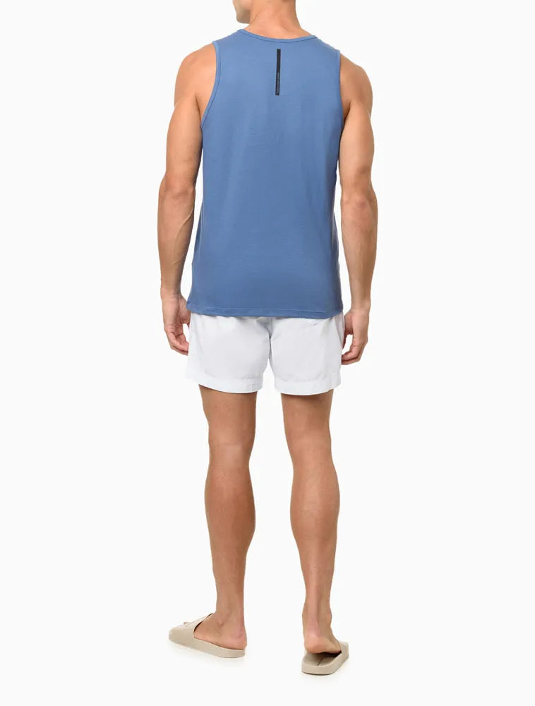 REGATA CALVIN KLEIN JEANS LOGO CENTRALIZADO AZUL