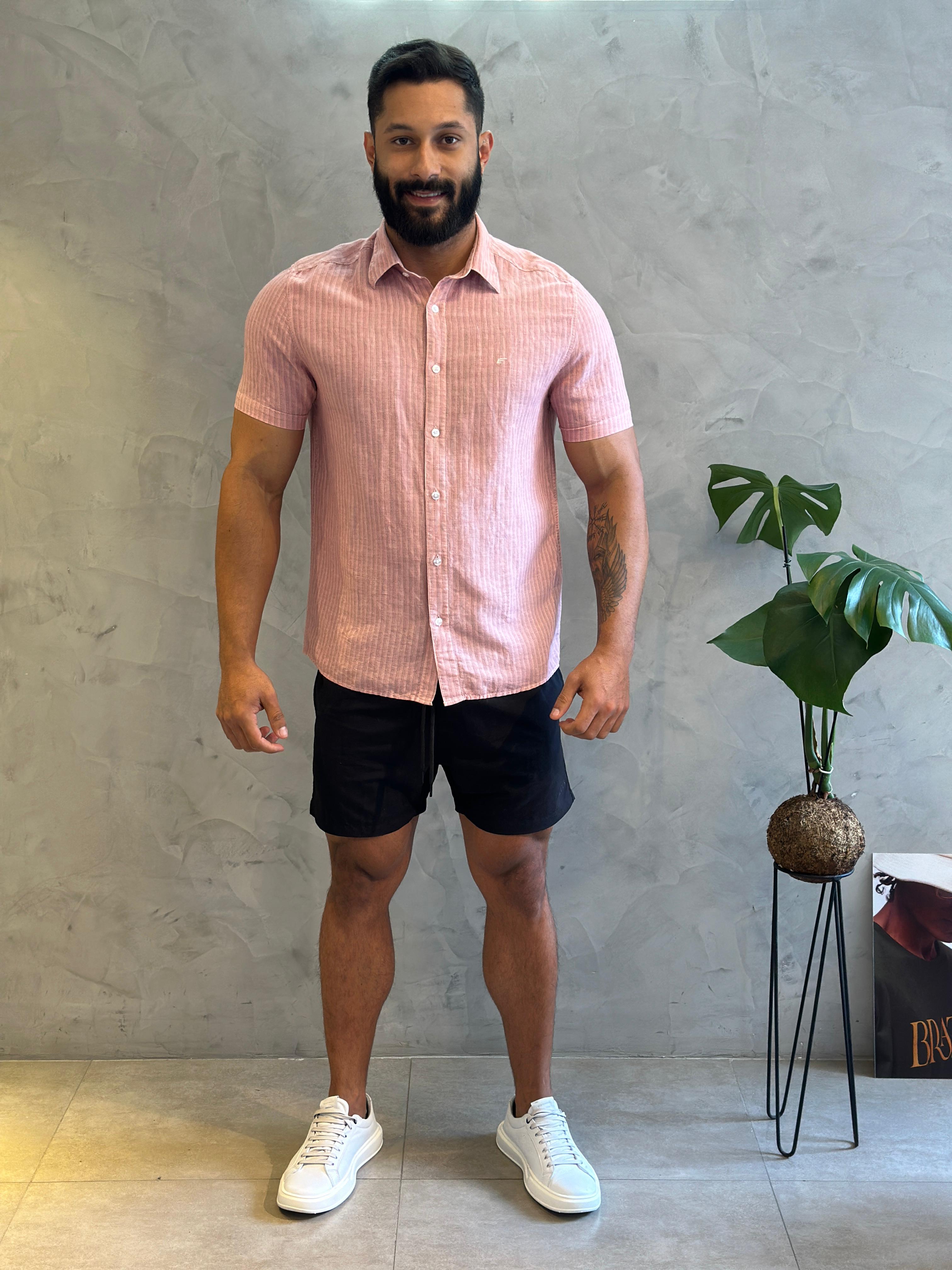 CAMISA ELLUS LINEN BLEND FT ARLINGTON SURF IRISH