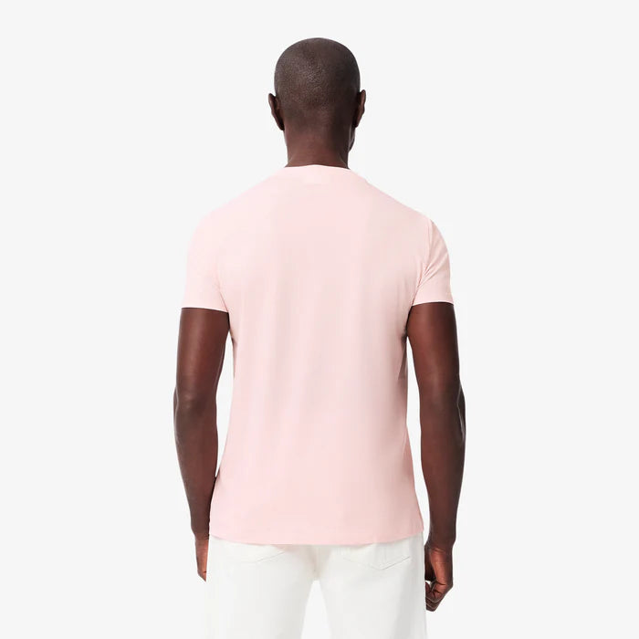CAMISETA LACOSTE EM JÉRSEI DE ALGODÃO PIMA