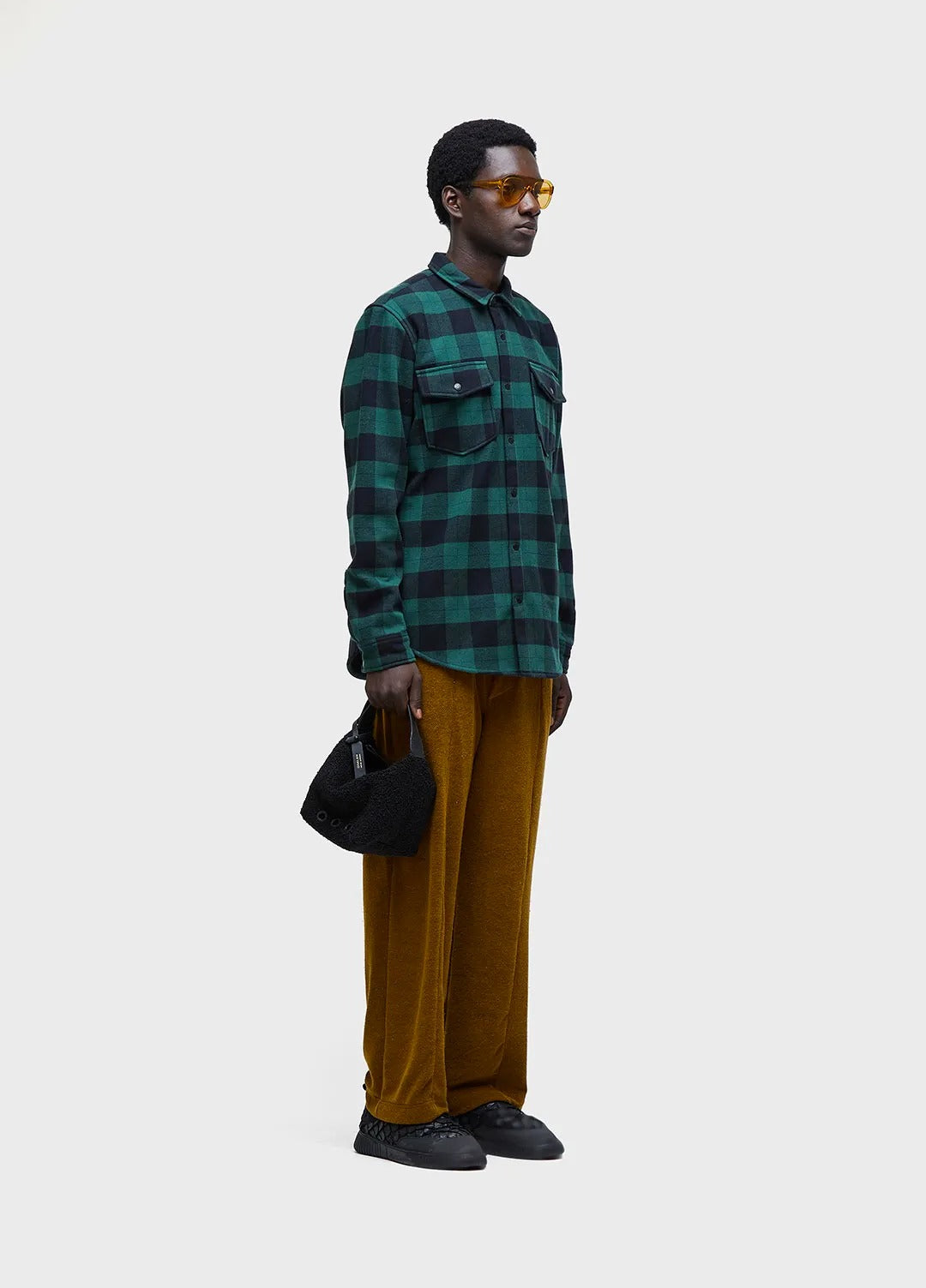 JAQUETA OSKLEN OVERSHIRT XADREZ VERDE