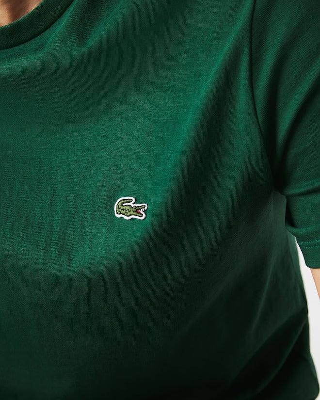 CAMISETA LACOSTE EM JÉRSEI DE ALGODÃO PIMA