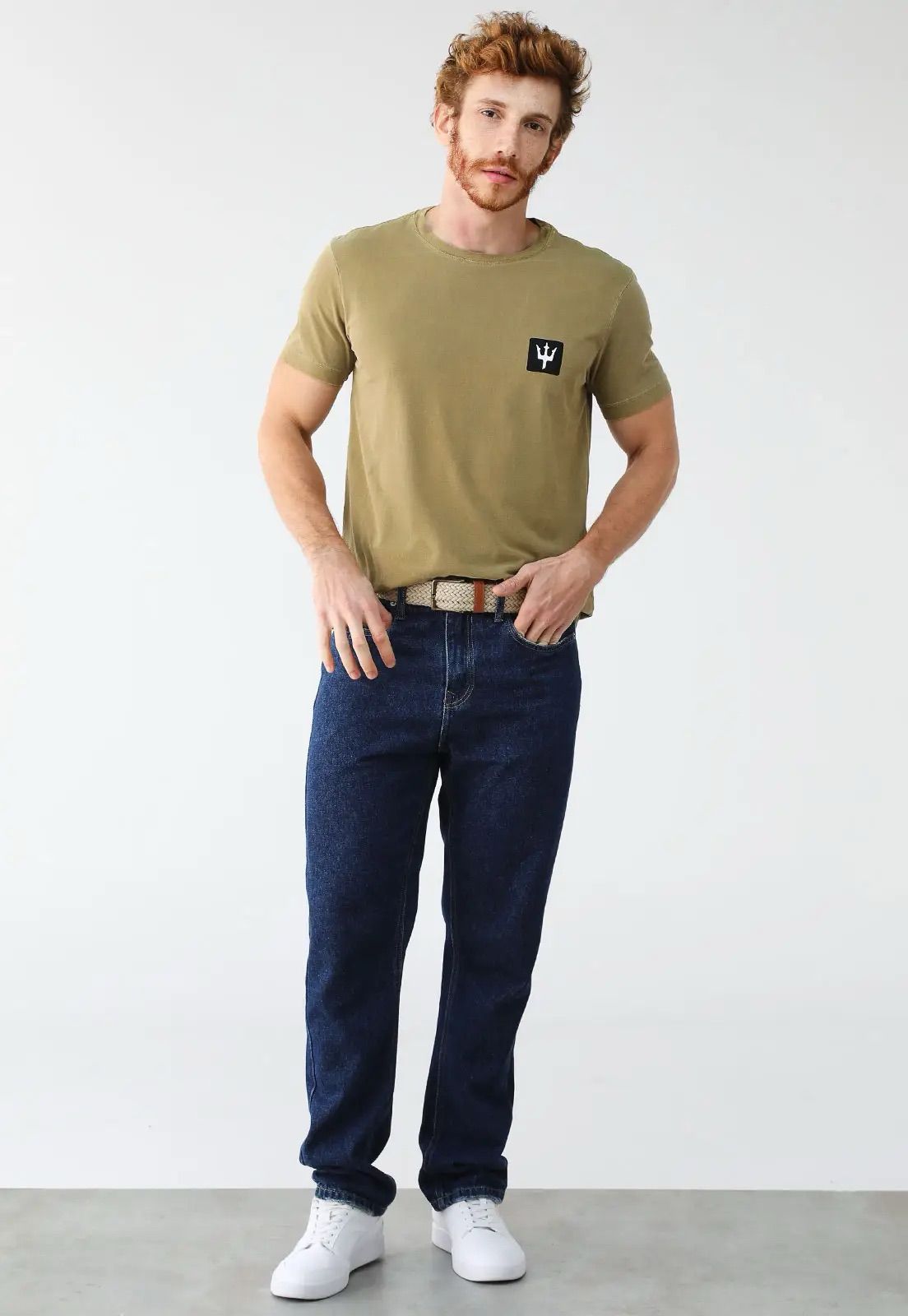CAMISETA OSKLEN STONE TRIDENTE CLASSICO