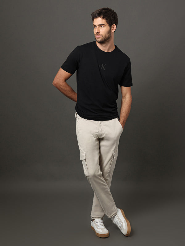 CAMISETA CALVIN KLEIN MASCULINA RUBBER PATCH
