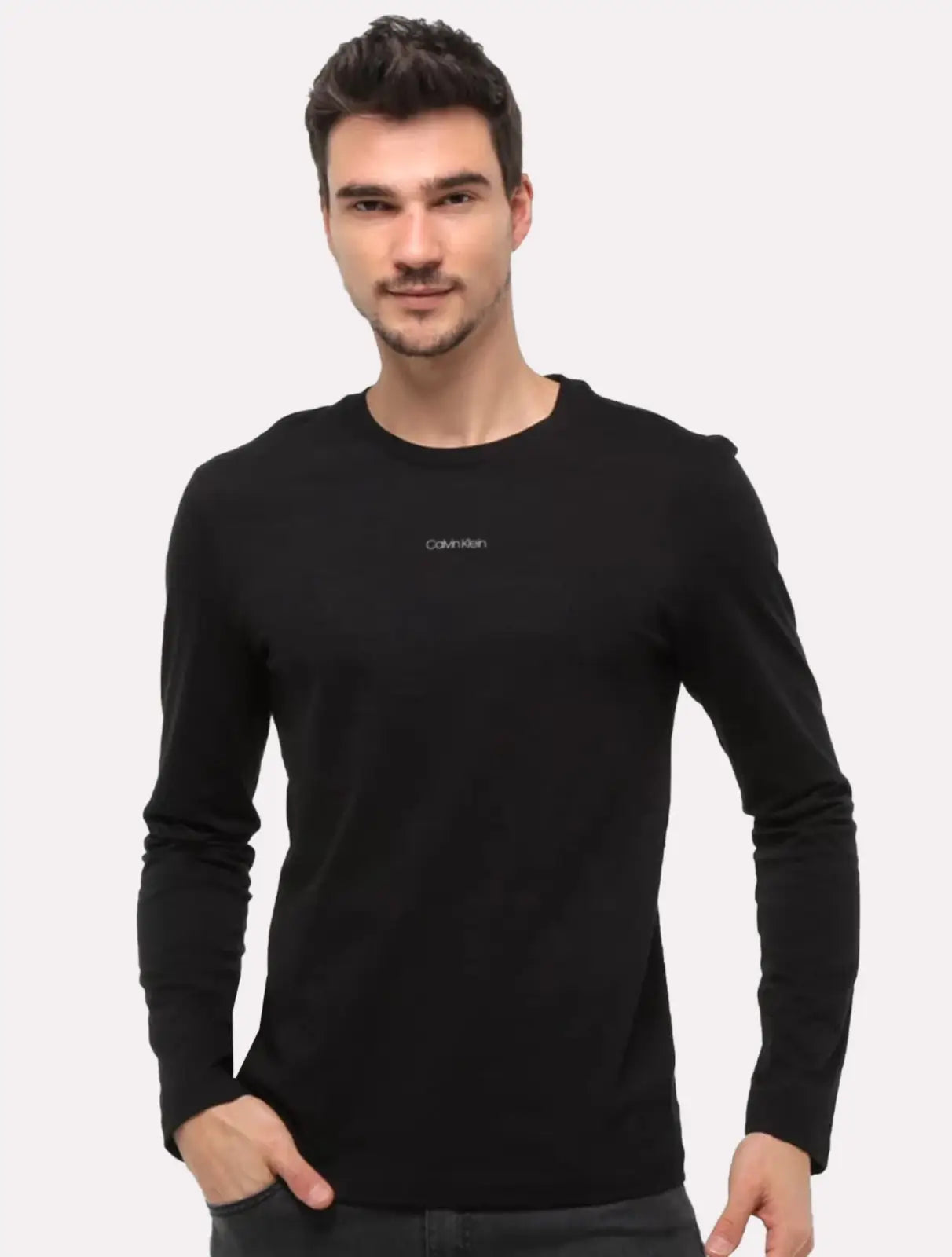 CAMISETA CALVIN KLEIN MANGA LONGA FLAME