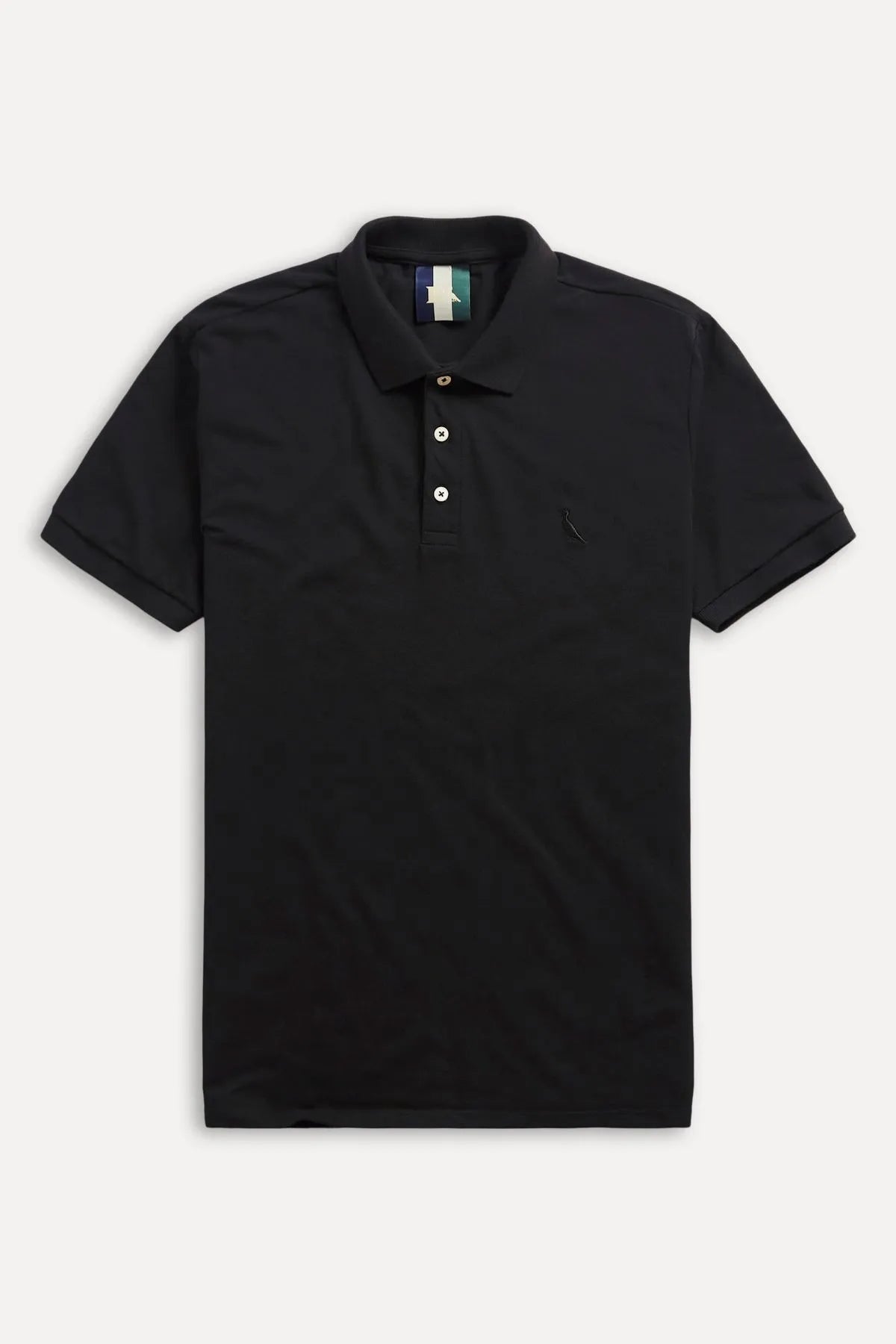 POLO RESERVA MASCULINA PIQUET CLASSICA PRETO