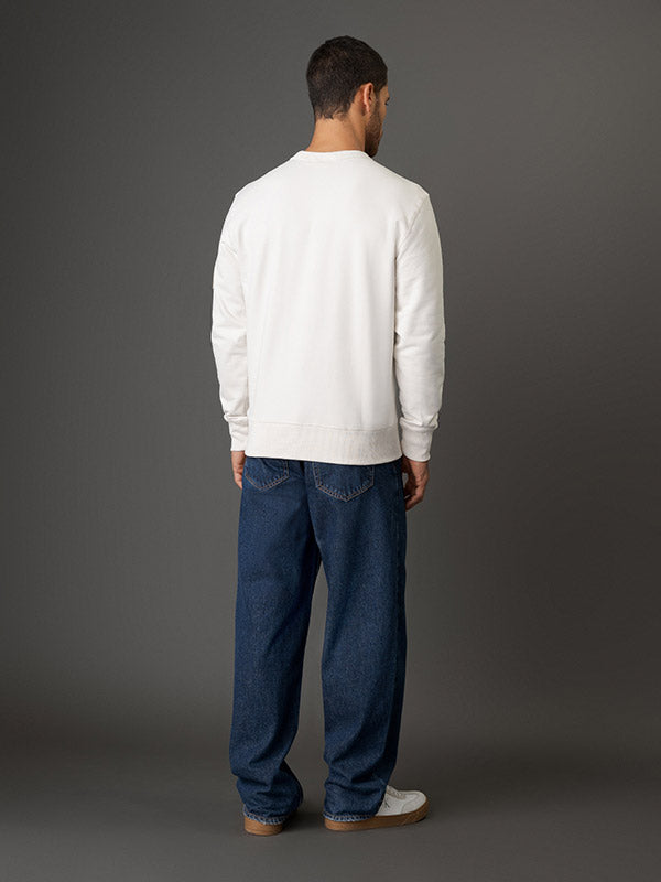 MOLETOM CALVIN KLEIN OFF WHITE
