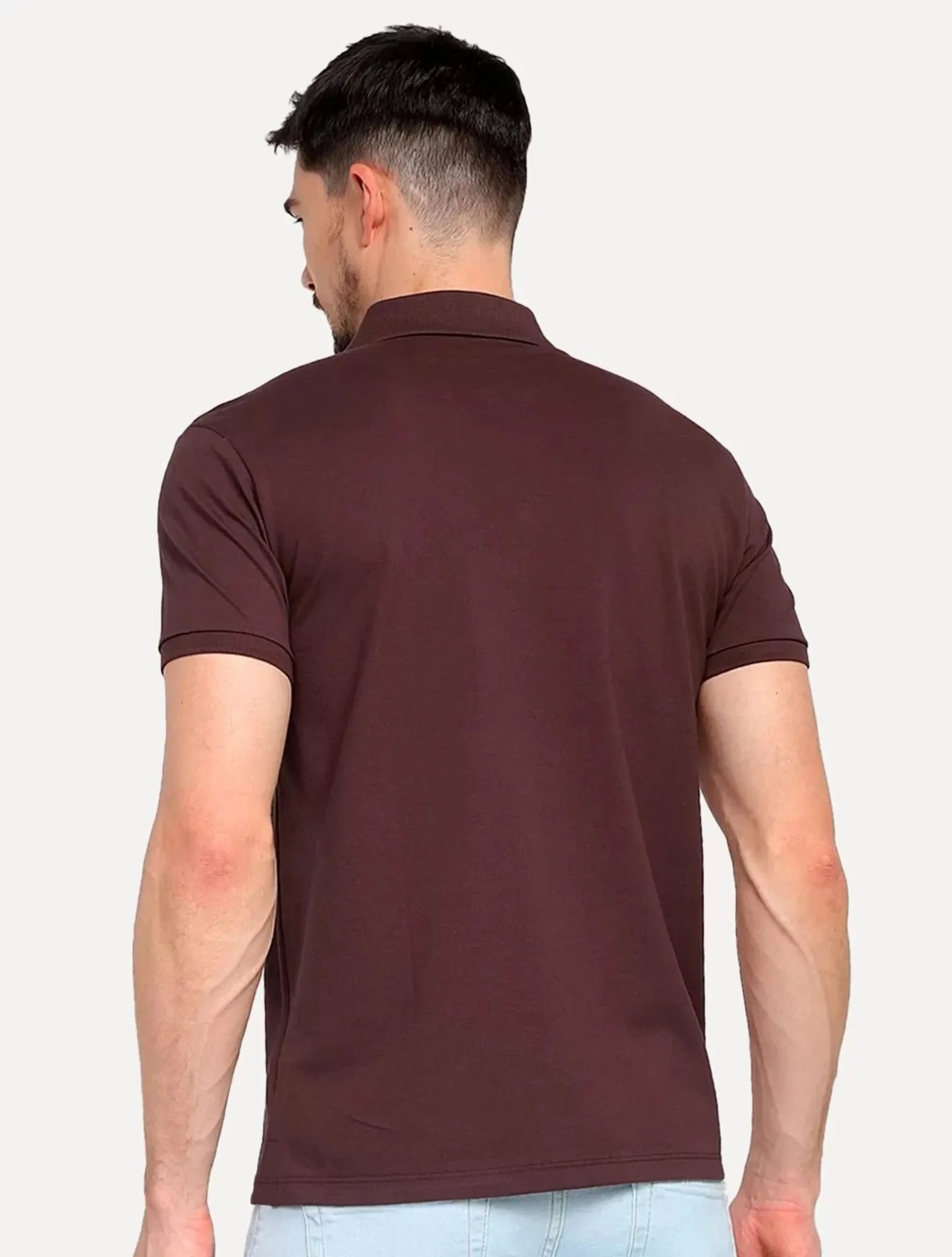 POLO ELLUS PIQUET CLASSIC - MARROM