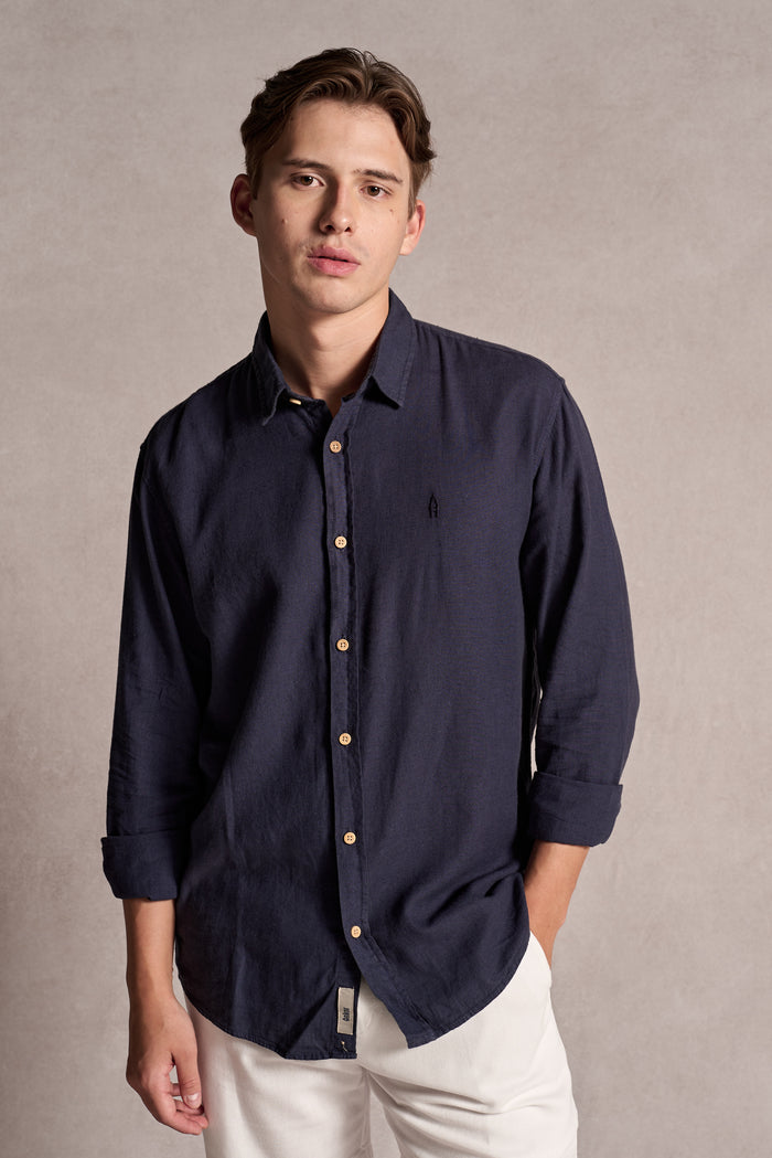 CAMISA LINHO ANKOR MANGA LONGA