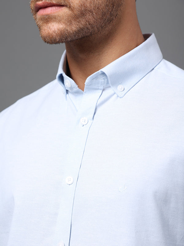 CAMISA CALVIN KLEIN OXFORD REGULAR MANGA LONGA