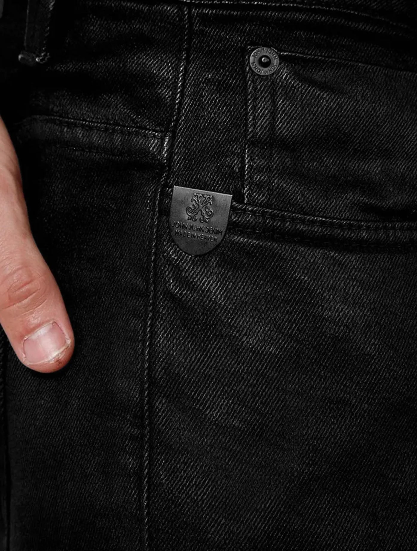 CALÇA JOHN JOHN MASCULINA SUPER SKINNY BROOKS BLACK