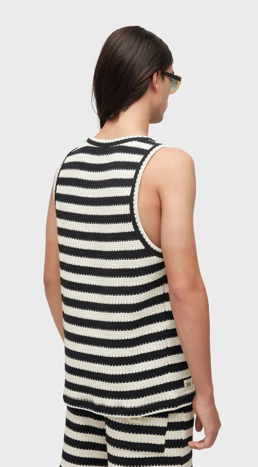 REGATA OSKLEN STRIPES KNIT OFFWHITE/PRETO