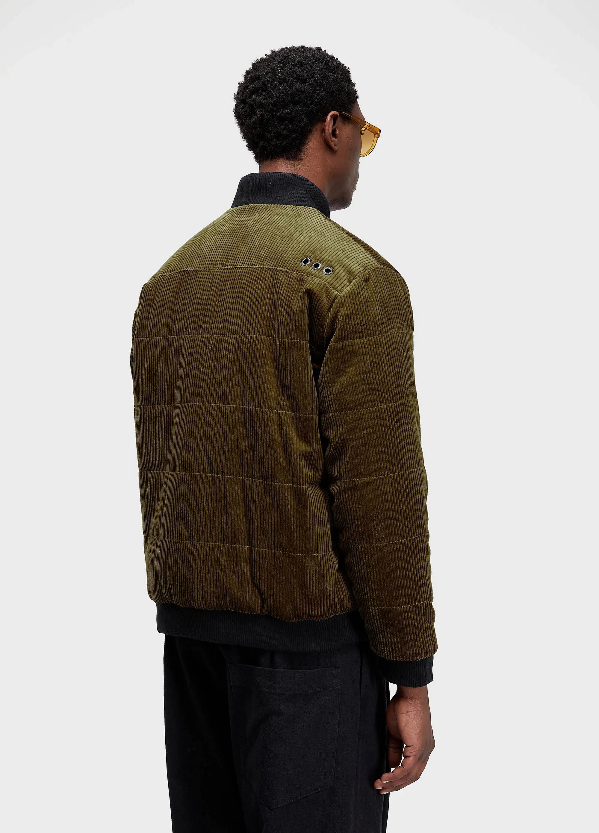 JAQUETA OSKLEN BOMBER DOUBLE VELVET ONIX