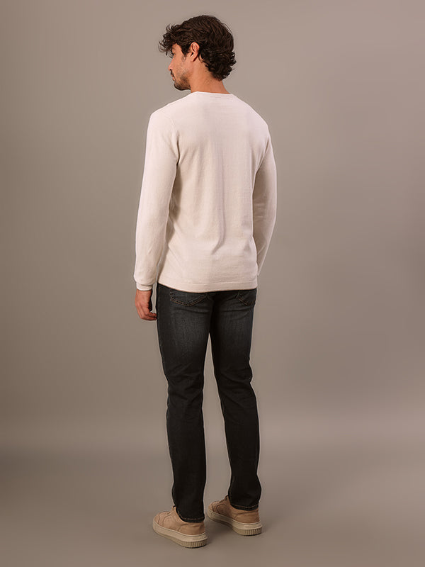 SUETER CALVIN KLEIN GOLA CARECA ALGODAO