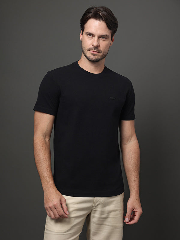 CAMISETA CALVIN KLEIN MASCULINA PIQUET PATCH BORRACHA