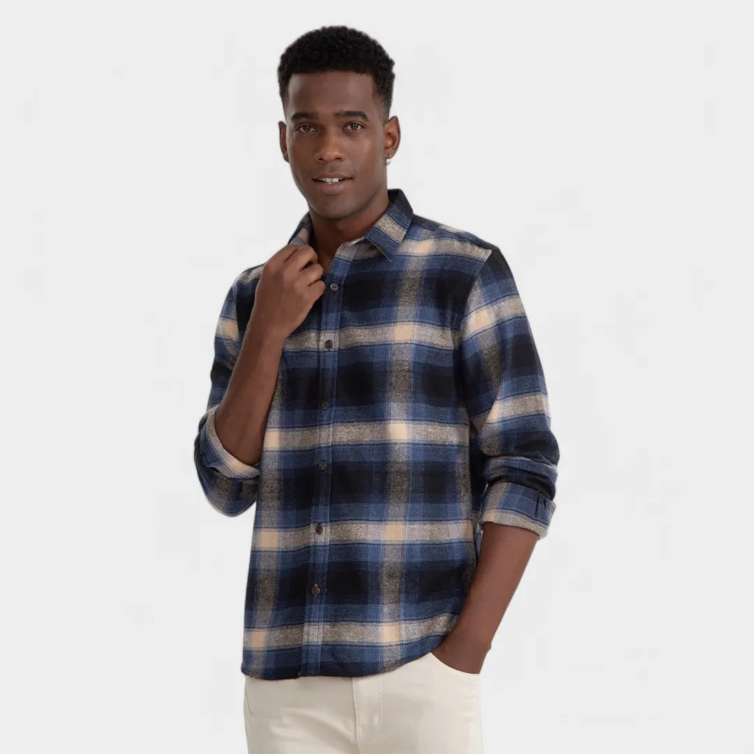 CAMISA MASCULINA XADREZ RELAX JAB