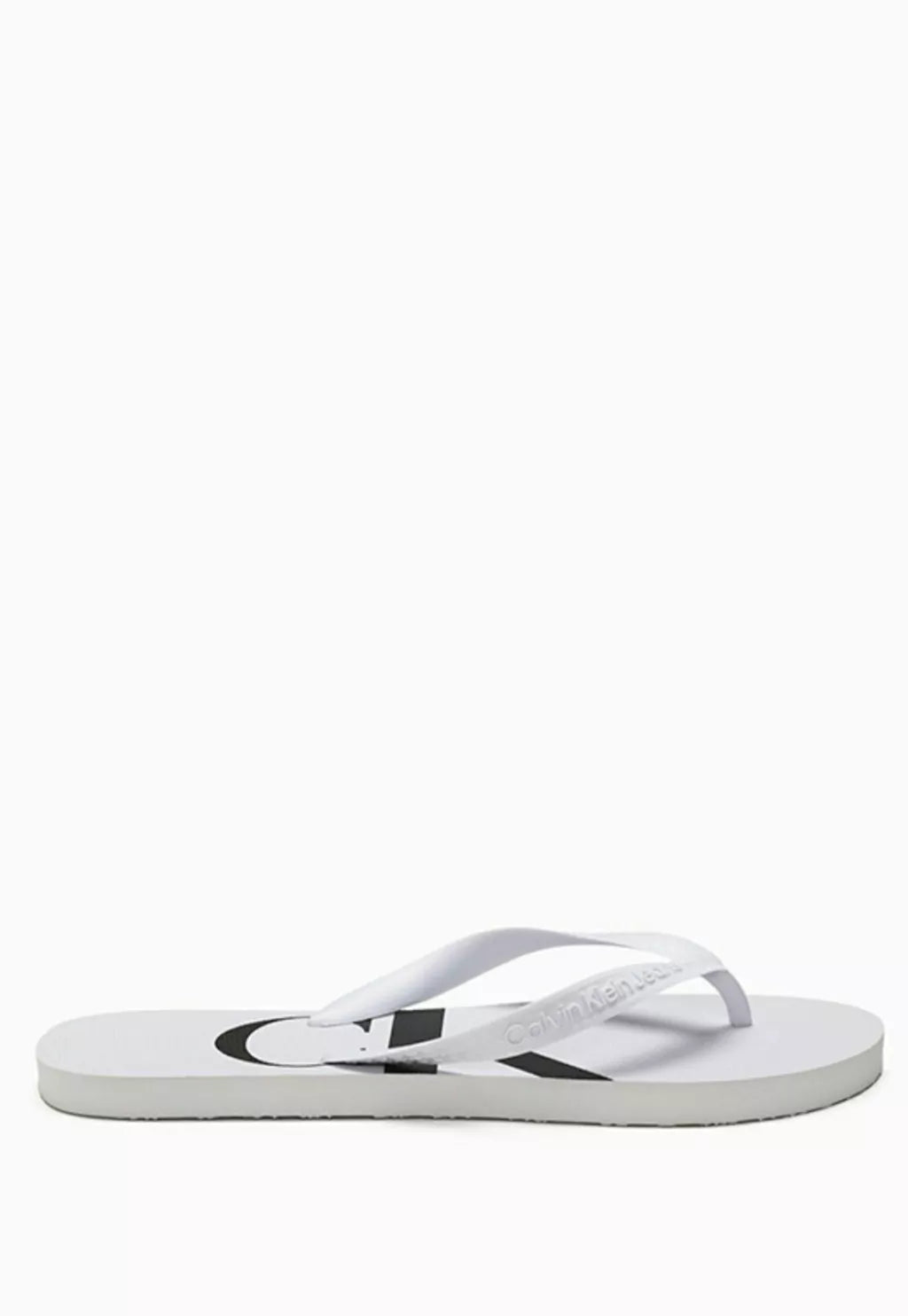 CHINELO CALVIN KLEIN LOGO CORRIDO - BRANCO