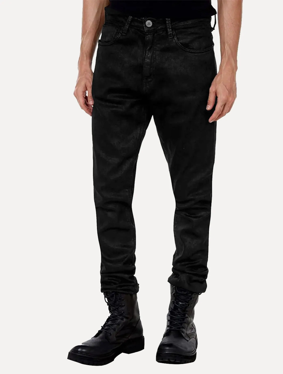 CALÇA JOHN JOHN MASCULINA SUPER SKINNY BROOKS BLACK
