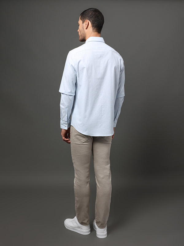 CAMISA CALVIN KLEIN OXFORD REGULAR MANGA LONGA