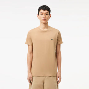 CAMISETA LACOSTE EM JÉRSEI DE ALGODÃO PIMA
