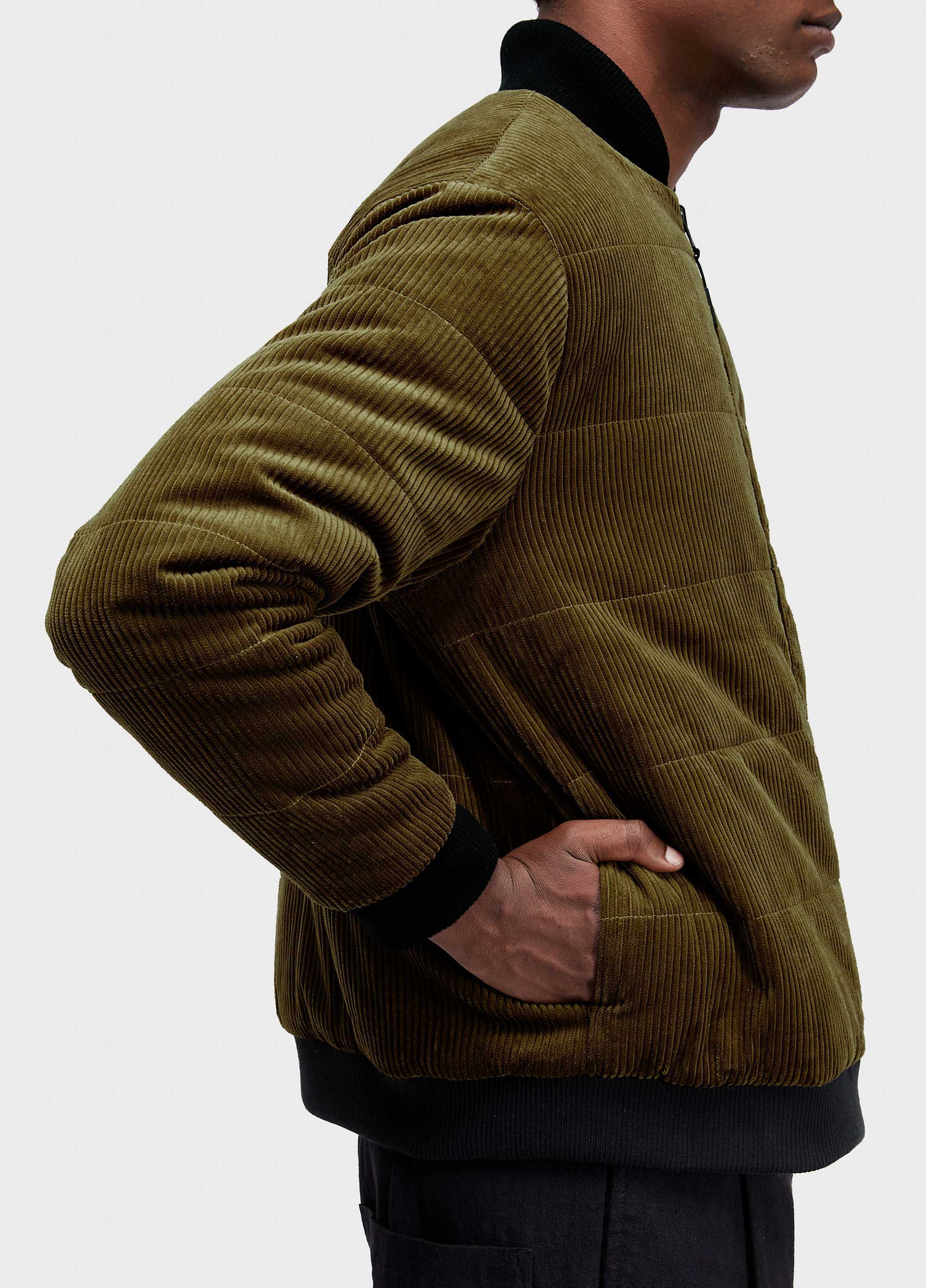 JAQUETA OSKLEN BOMBER DOUBLE VELVET ONIX