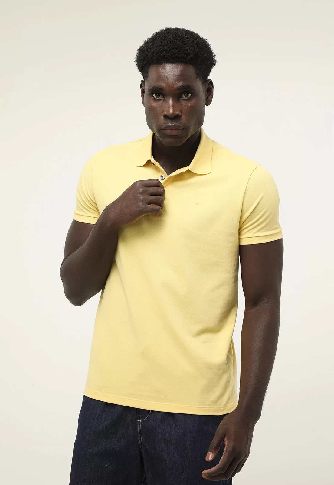 POLO ELLUS PIQUET CLASSIC - AMARELO