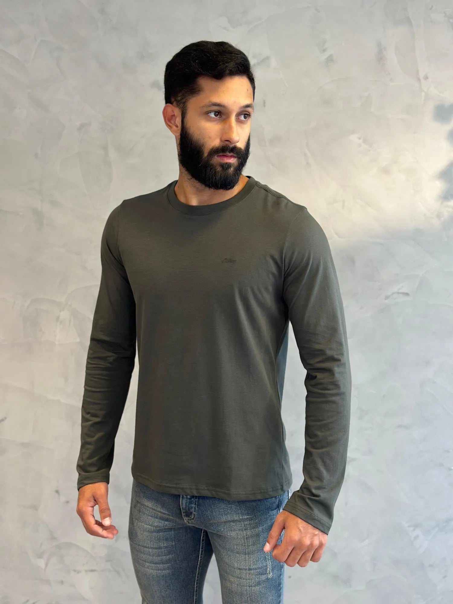 CAMISETA ELLUS PIMA CLASSIC MANGA LONGA