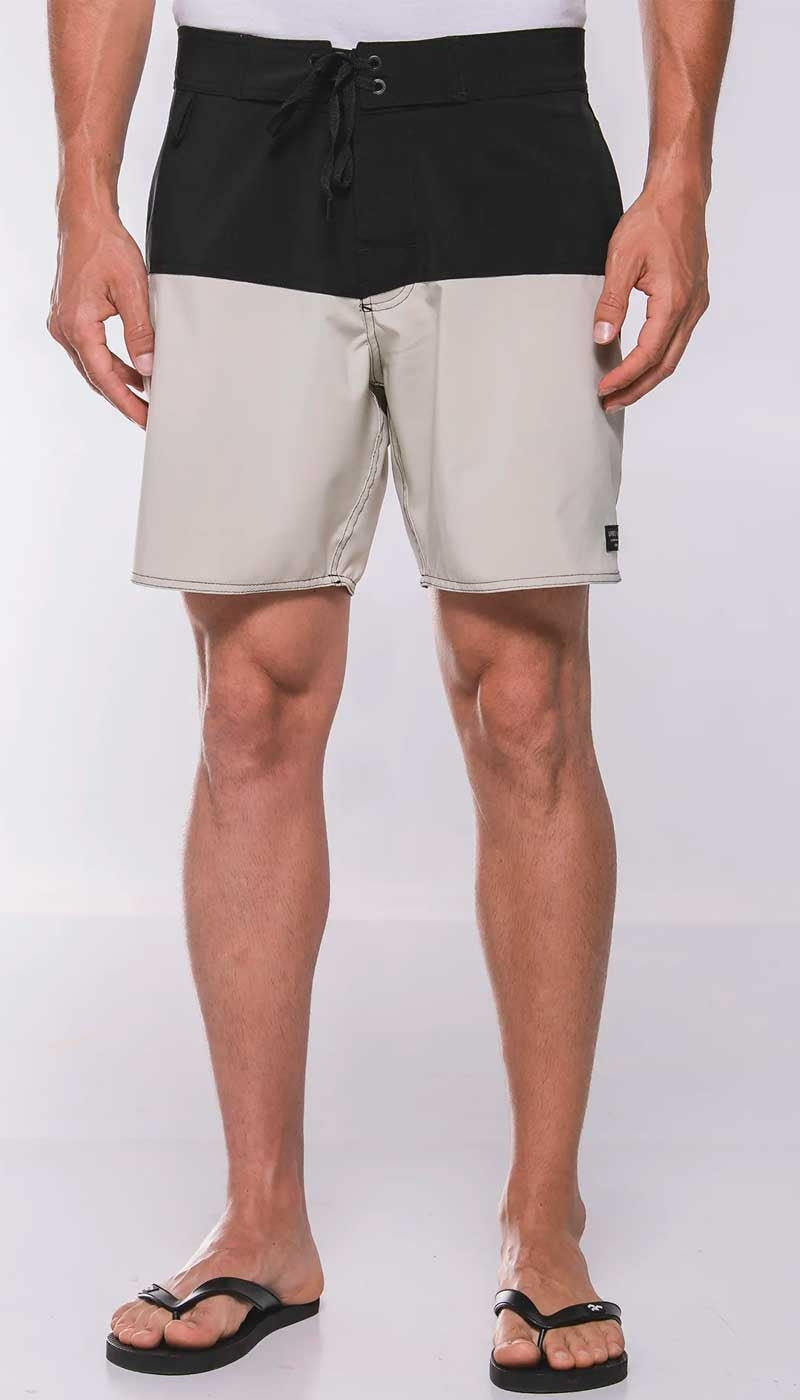 BOARDSHORT URBO DUO BLACK BEIGE