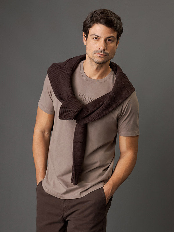 CAMISETA CALVIN KLEIN MASCULINA EMBOSSED MINIMAL LOGO