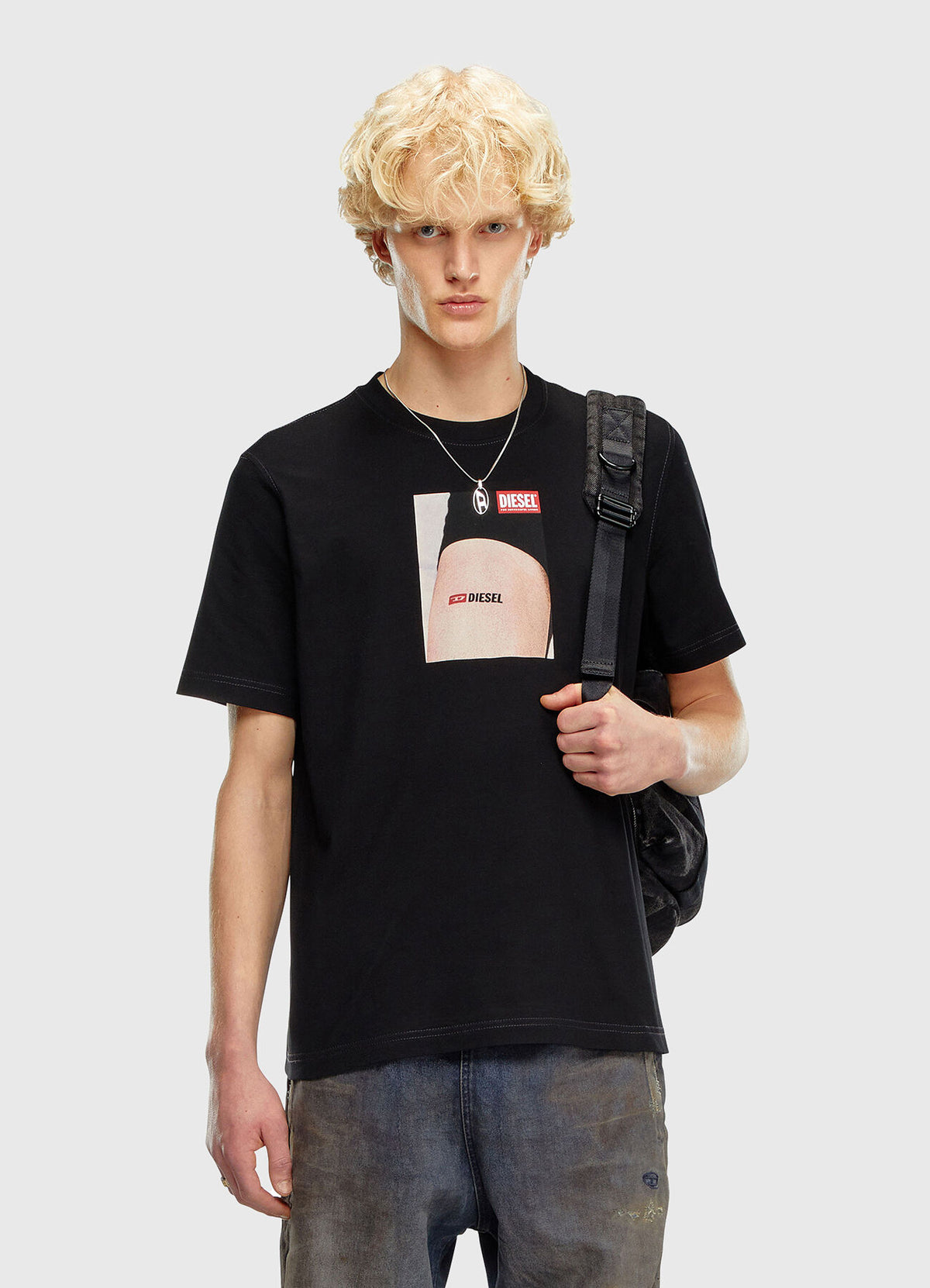 CAMISETA DIESEL MASCULINA T-ADJUST-K19 MAGLIET