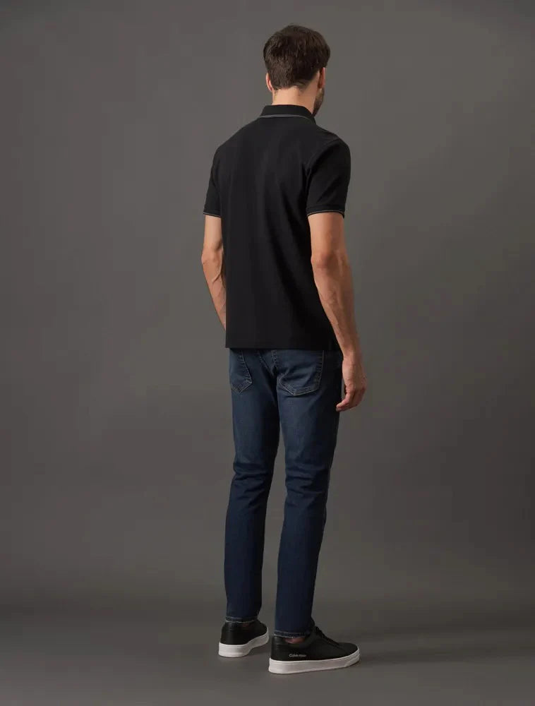 POLO CALVIN KLEIN REGULAR FIT COM FRISO