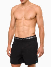 SHORTS SWIM CALVIN KLEIN COS COM ELASTICO PRETO