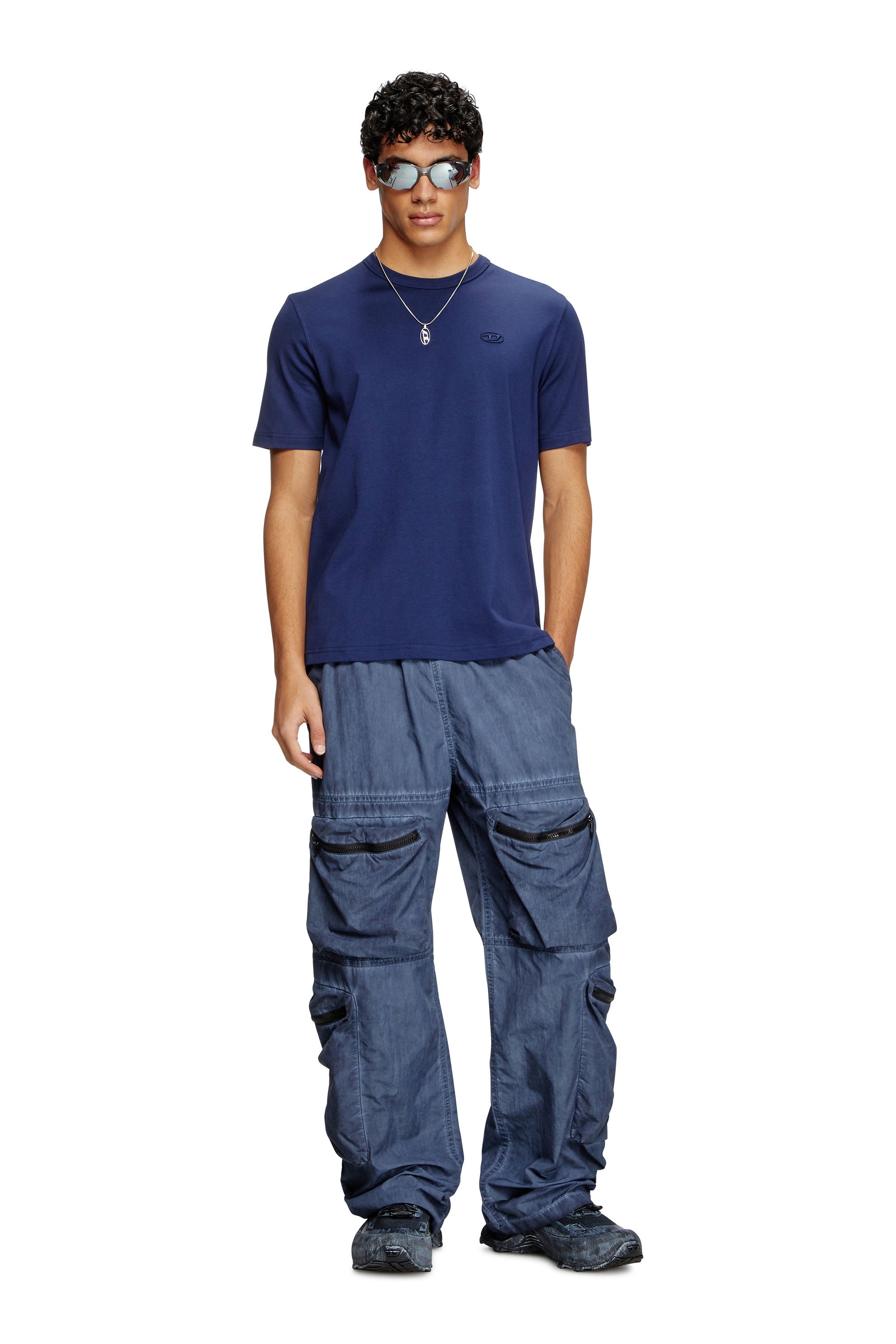 CAMISETA DIESEL MASCULINA TADJUSTSLITSR17