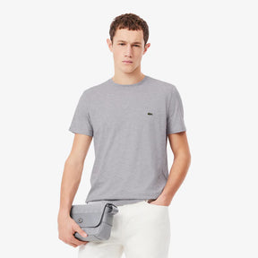 CAMISETA LACOSTE EM JÉRSEI DE ALGODÃO PIMA