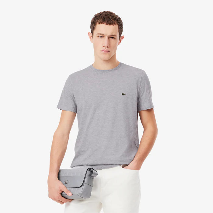 CAMISETA LACOSTE EM JÉRSEI DE ALGODÃO PIMA