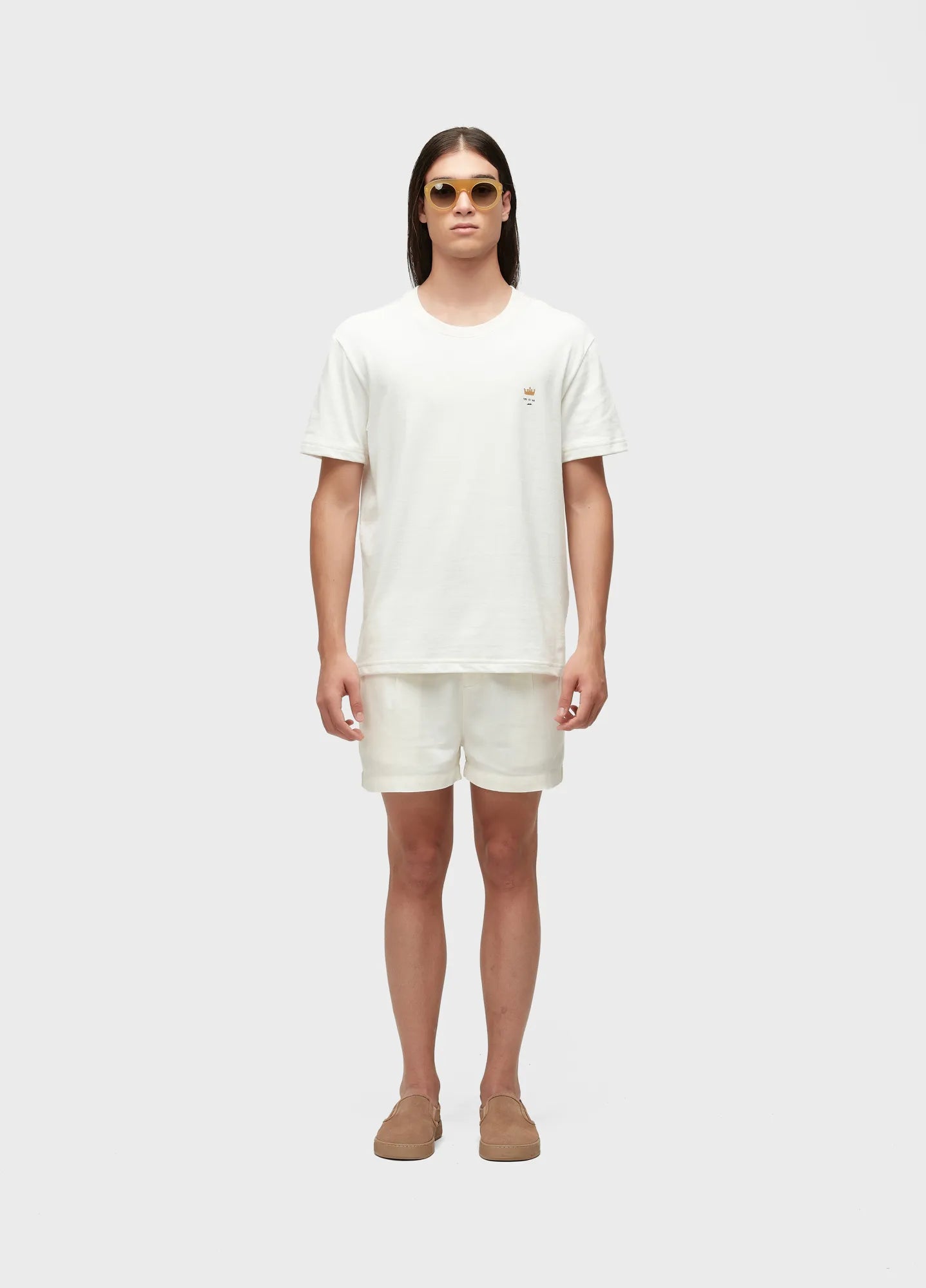 SHORT OSKLEN MASCULINO LINHO FLUID PLEATS