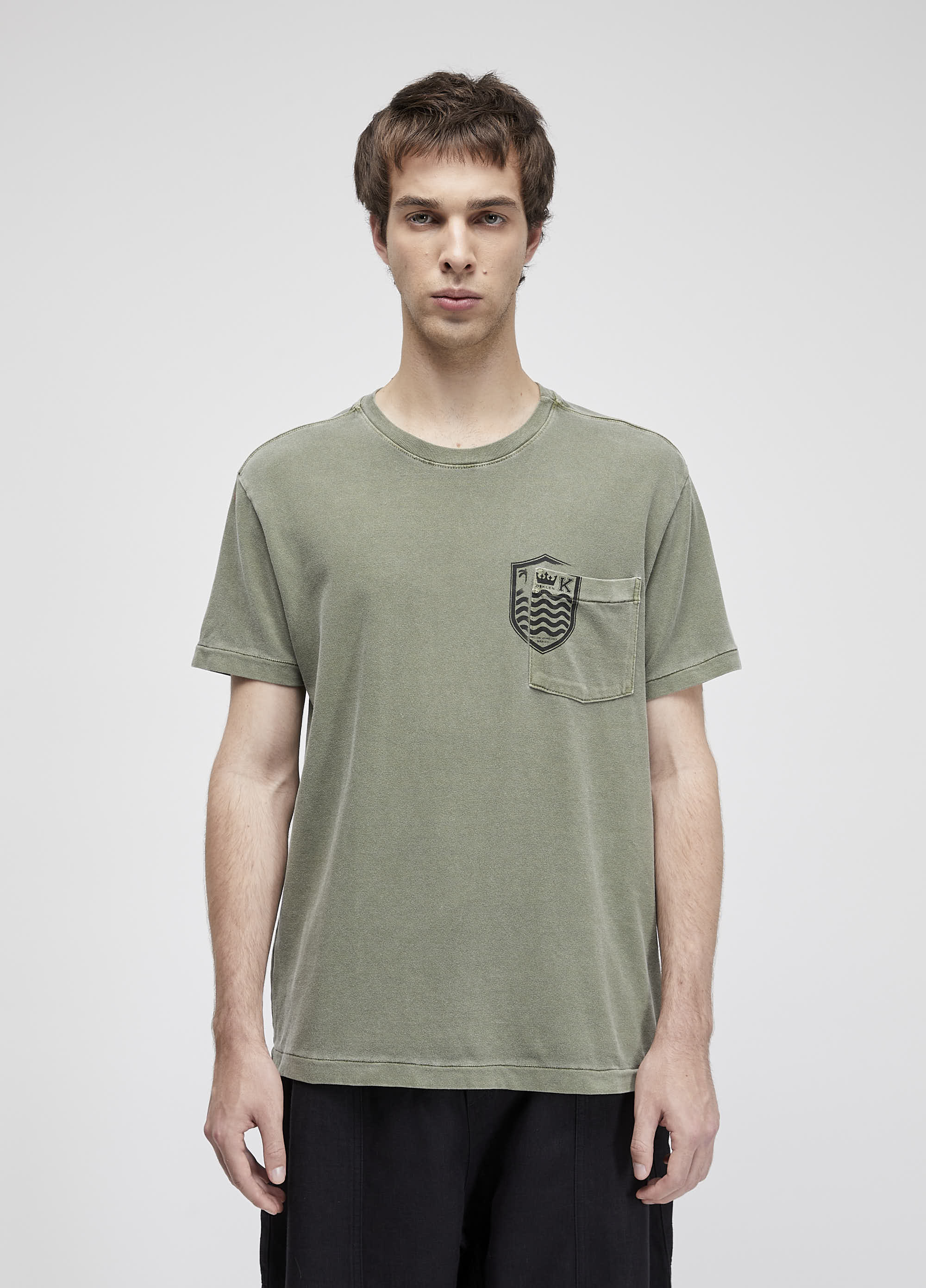 CAMISETA OSKLEN MASCULINA BOLSO BRASAO