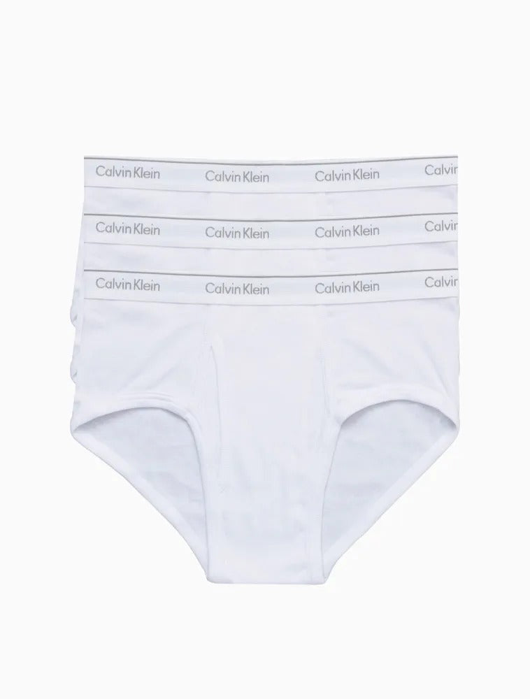 KIT 3 CUECAS CALVIN KLEIN BRIEF DE COTTON RIB