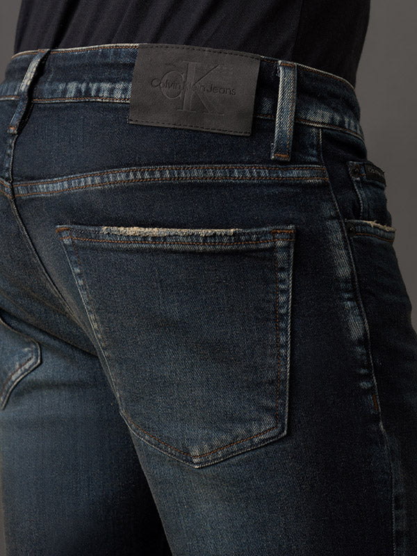 CALCA CALVIN KLEIN JEANS SKINNY PREMIUM WASH MARINHO