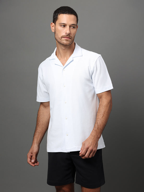 CAMISA CALVIN KLEIN REGULAR MALHA TEXTURIZ