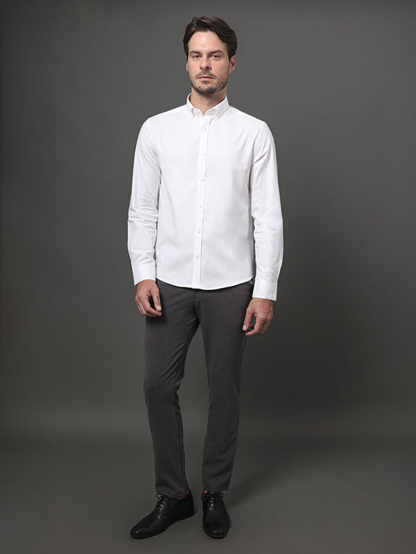 CAMISA CALVIN KLEIN OXFORD REGULAR MANGA LONGA