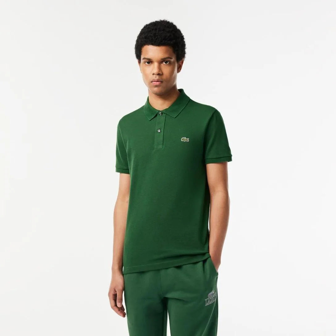 POLO LACOSTE SLIM FIT EM PETIT PIQUET
