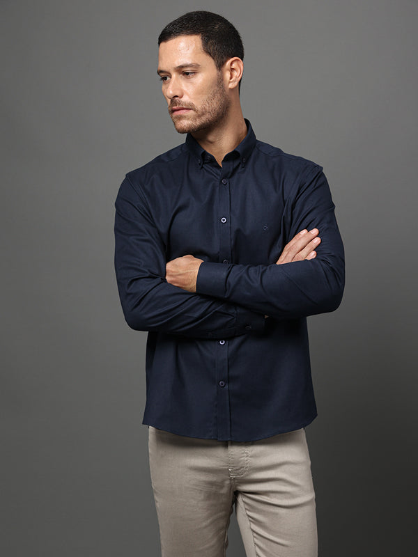 CAMISA CALVIN KLEIN OXFORD REGULAR MANGA LONGA