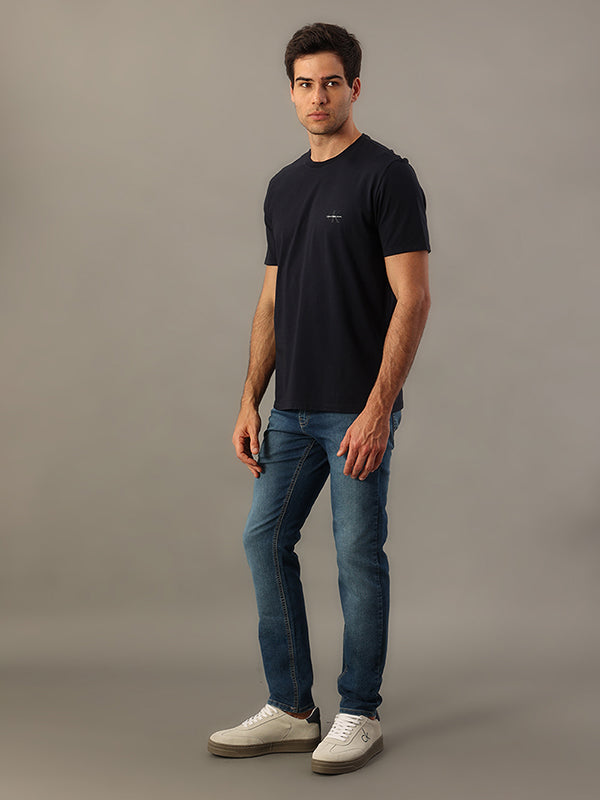 CALCA CALVIN KLEIN JEANS FIVE POCKETS SUPER SKINNY AZUL MEDIO