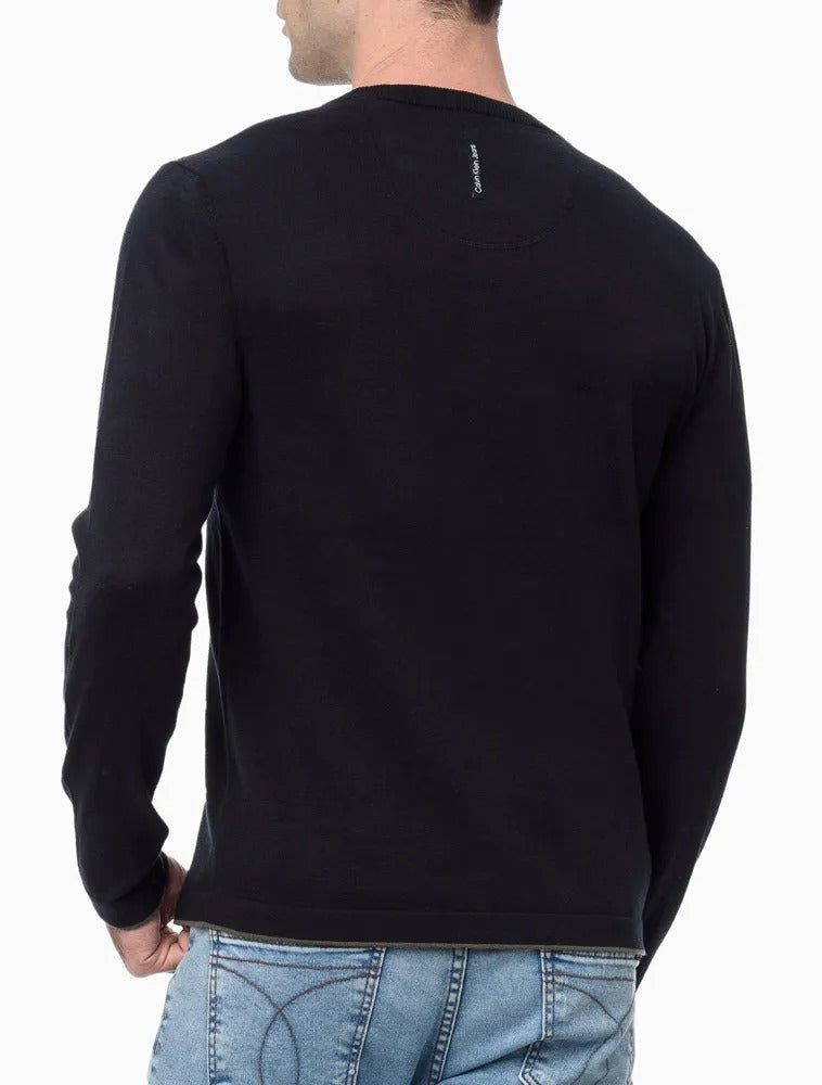 SUÉTER CALVIN KLEIN JEANS MASCULINO TRICOT REISSUE