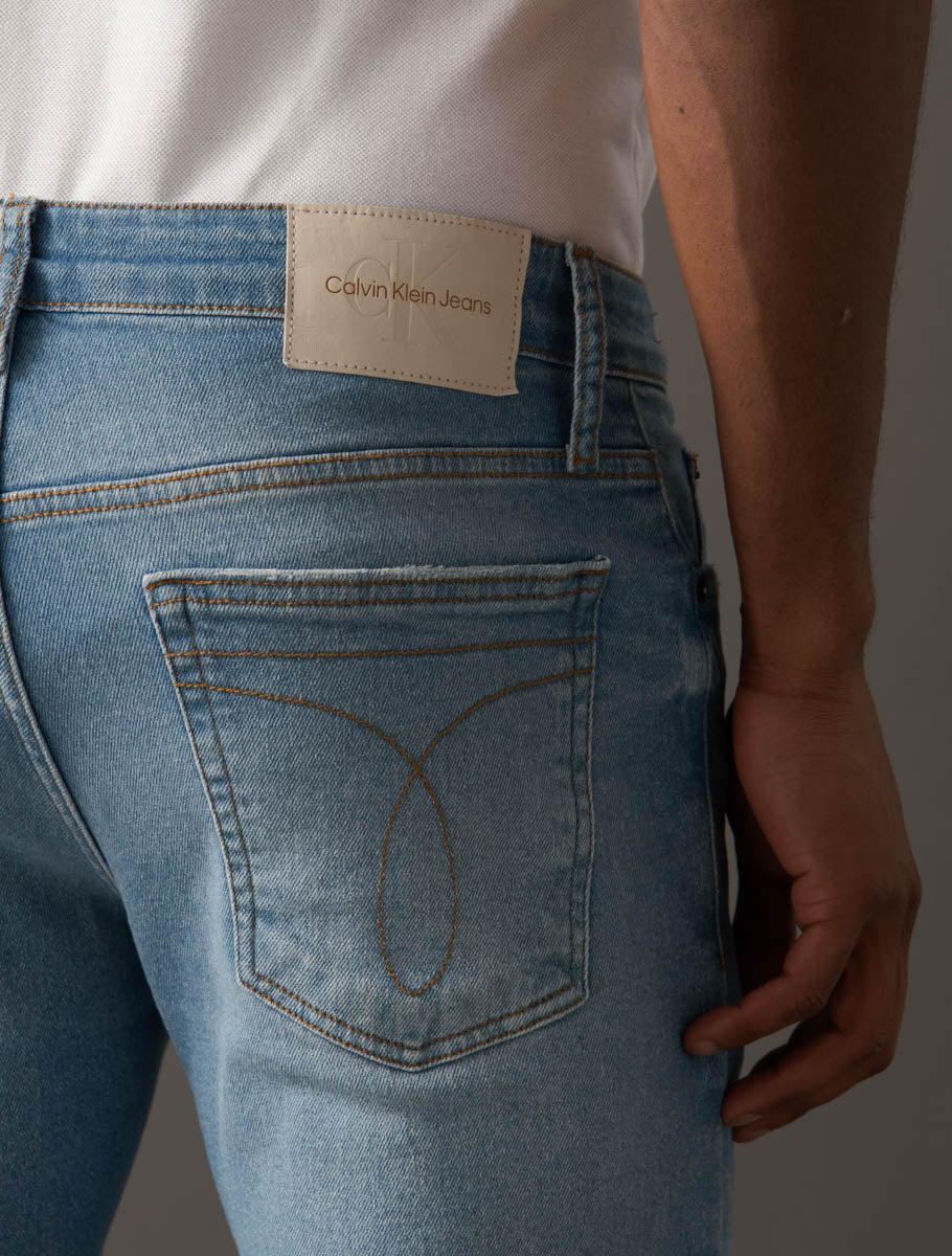 CALCA CALVIN KLEIN JEANS SUPER SKINNY 5 POCKETS AZUL
